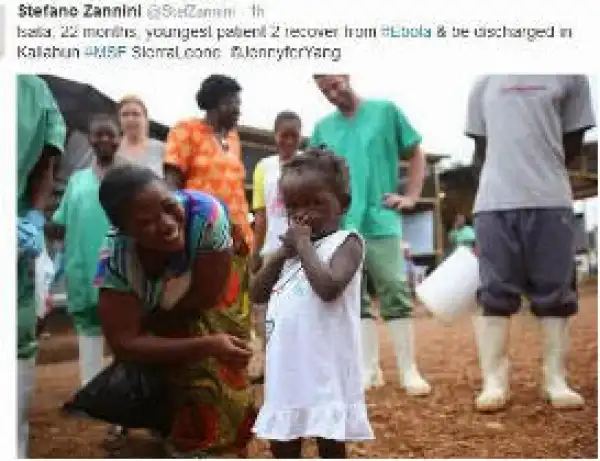 Youngest Person To Recover From Ebola